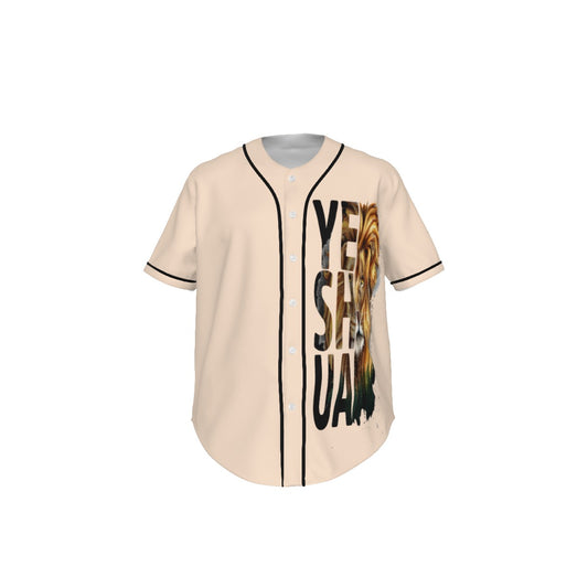 Yeshua Baseball Jersey With Pinstripes