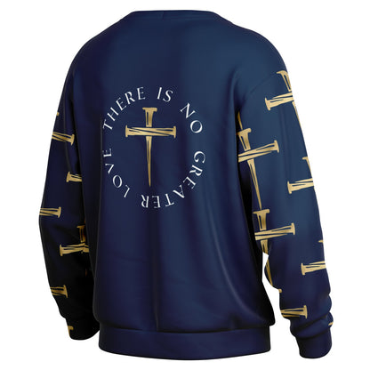 No Greater Love Cardigan - Navy Blue