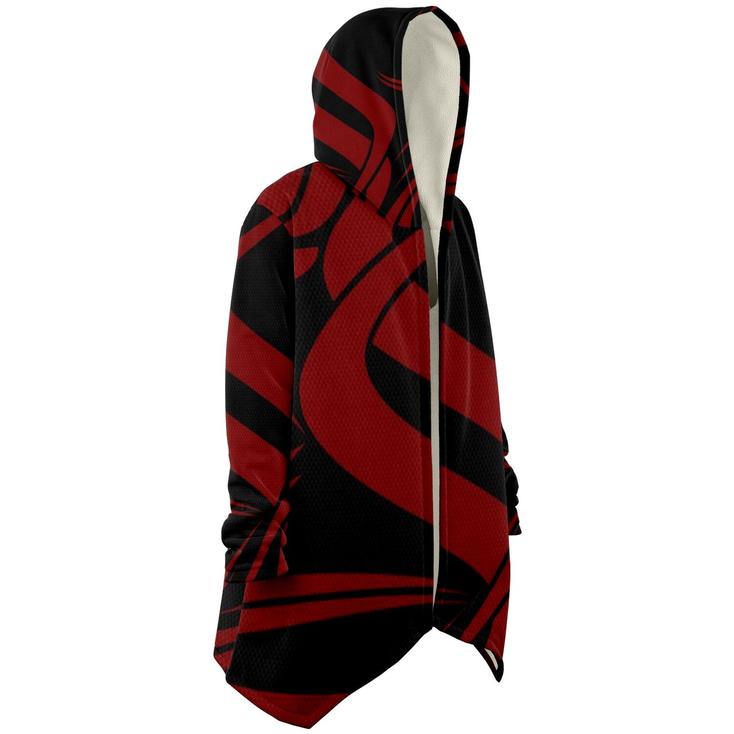 LSJ Black & Red Microfleece Cloak