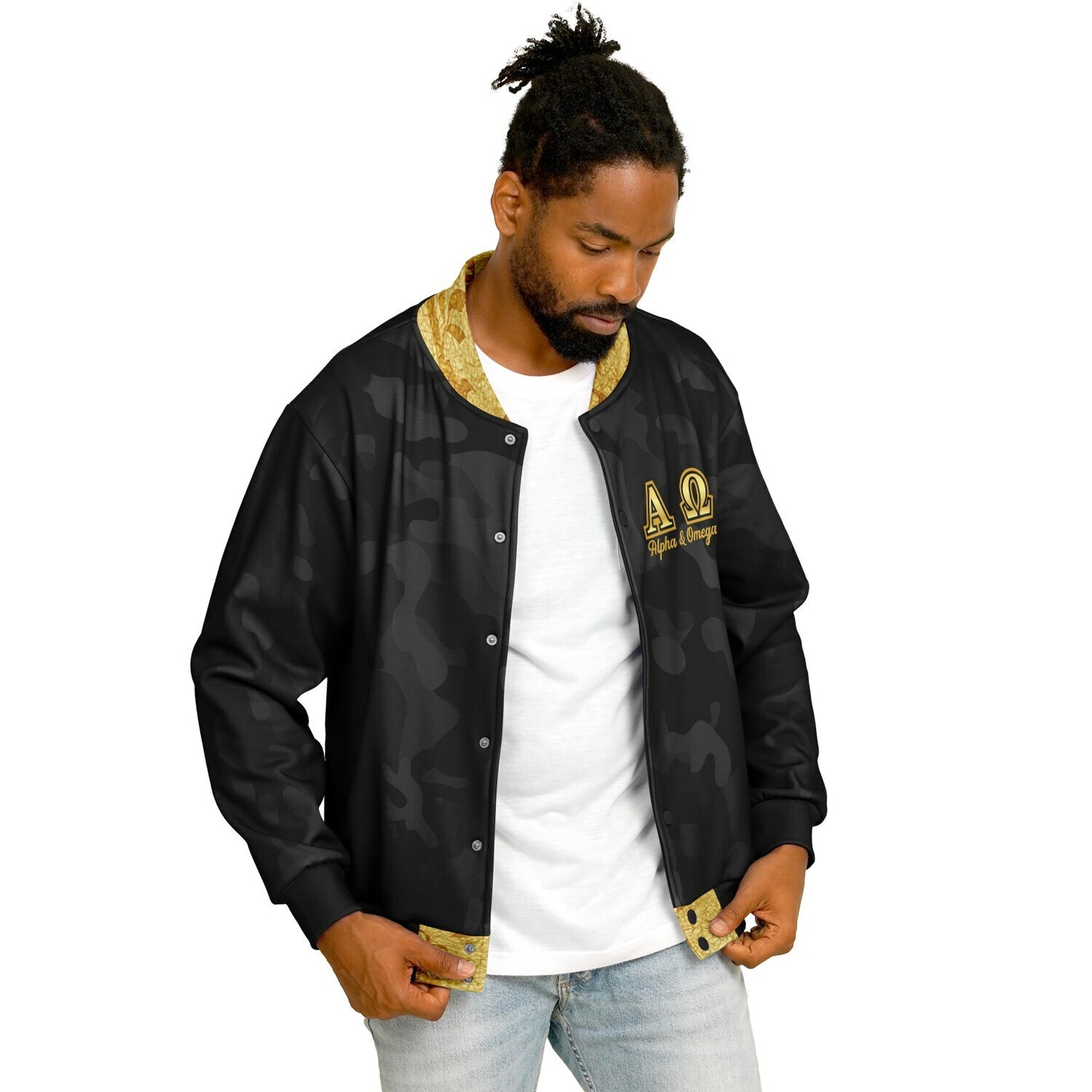 Alpha & Omega Varsity Jacket