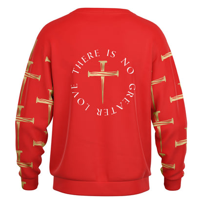 No Greater Love Cardigan - Red