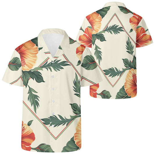LSJ Hawaiian Passion Mens Casual Hawaiian Shirt