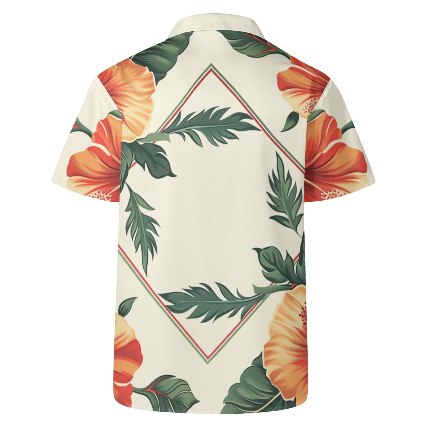 LSJ Hawaiian Passion Mens Casual Hawaiian Shirt