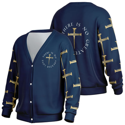 No Greater Love Cardigan - Navy Blue