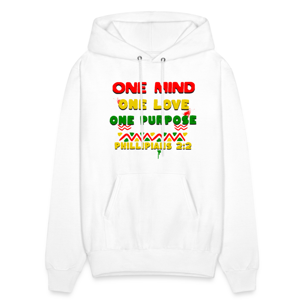 One Mind One Love One Purpose Hoodie - white