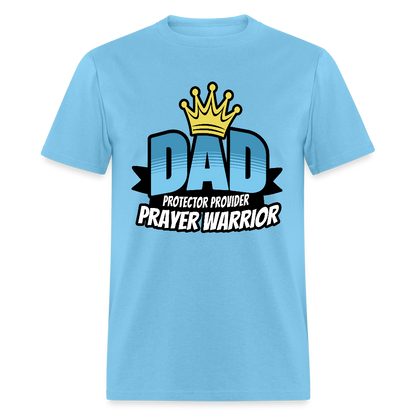 Protector Provider Prayer Warrior T-Shirt - aquatic blue