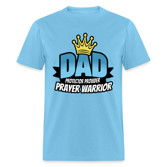 Protector Provider Prayer Warrior T-Shirt - aquatic blue