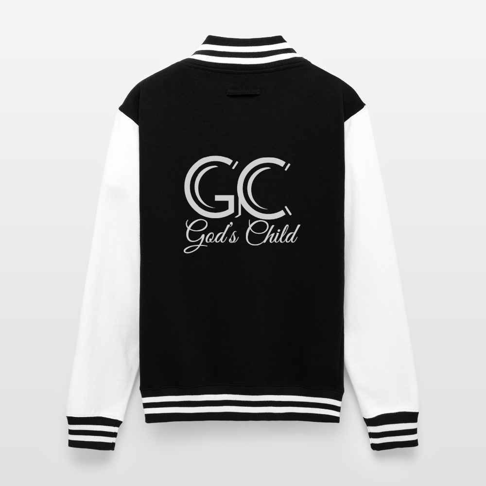 God's Child Letterman Jacket - black/white