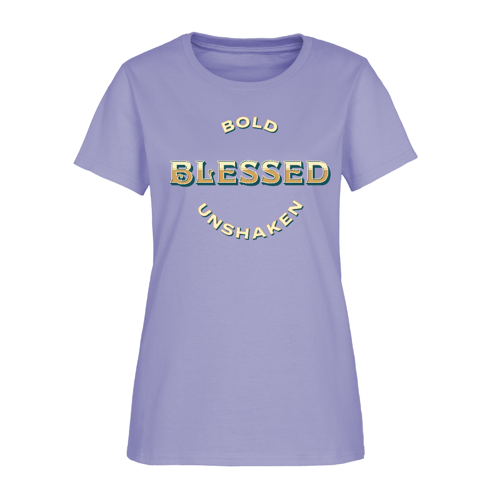 Bold Blessed & Unshaken Women's T-Shirt - lavender