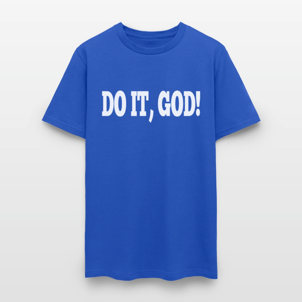 Do It God T-Shirt - royal blue