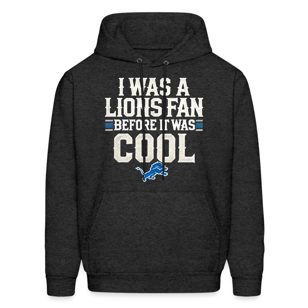 Cool Lions Fan Hoodie - charcoal grey