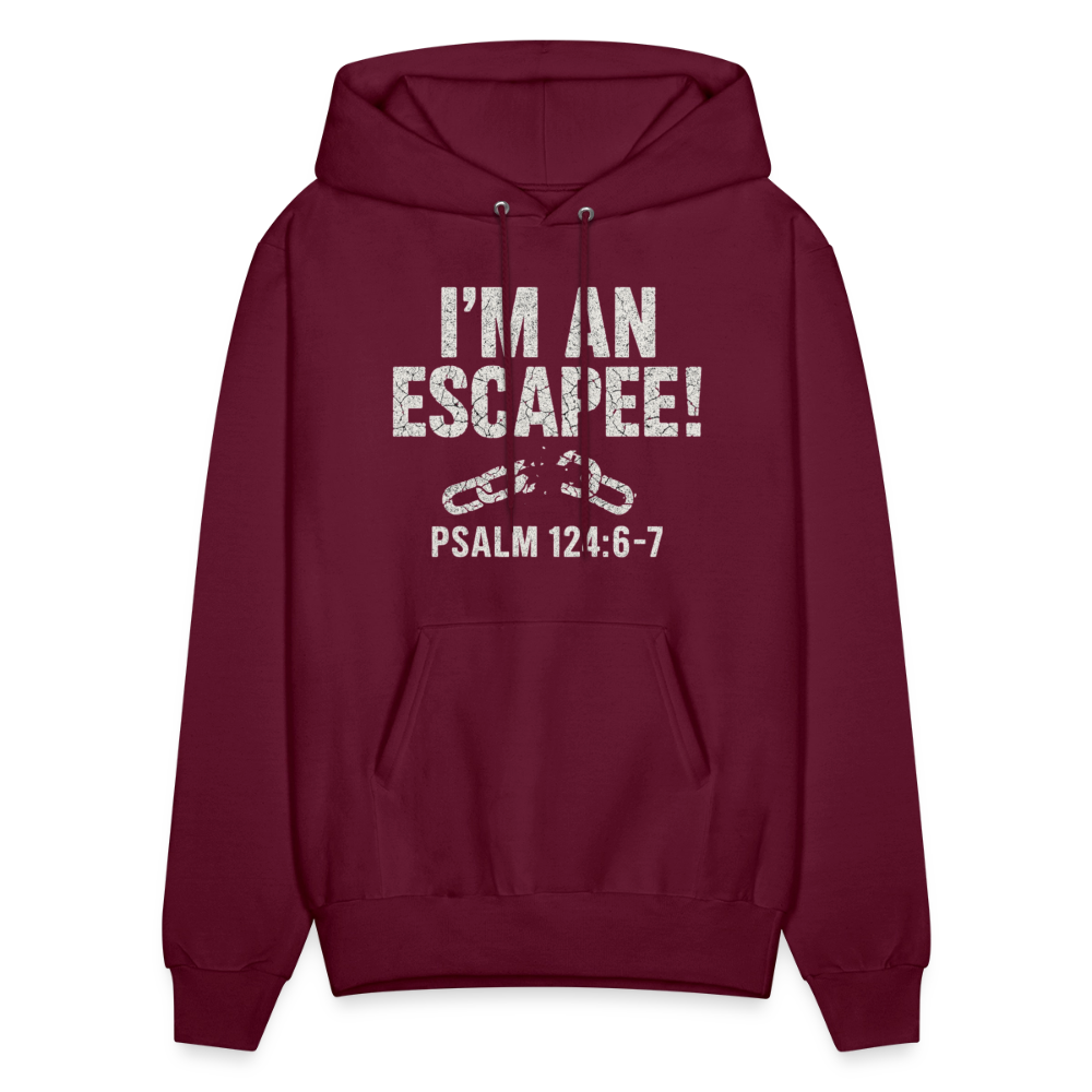 I'm An Escapee Hoodie - burgundy