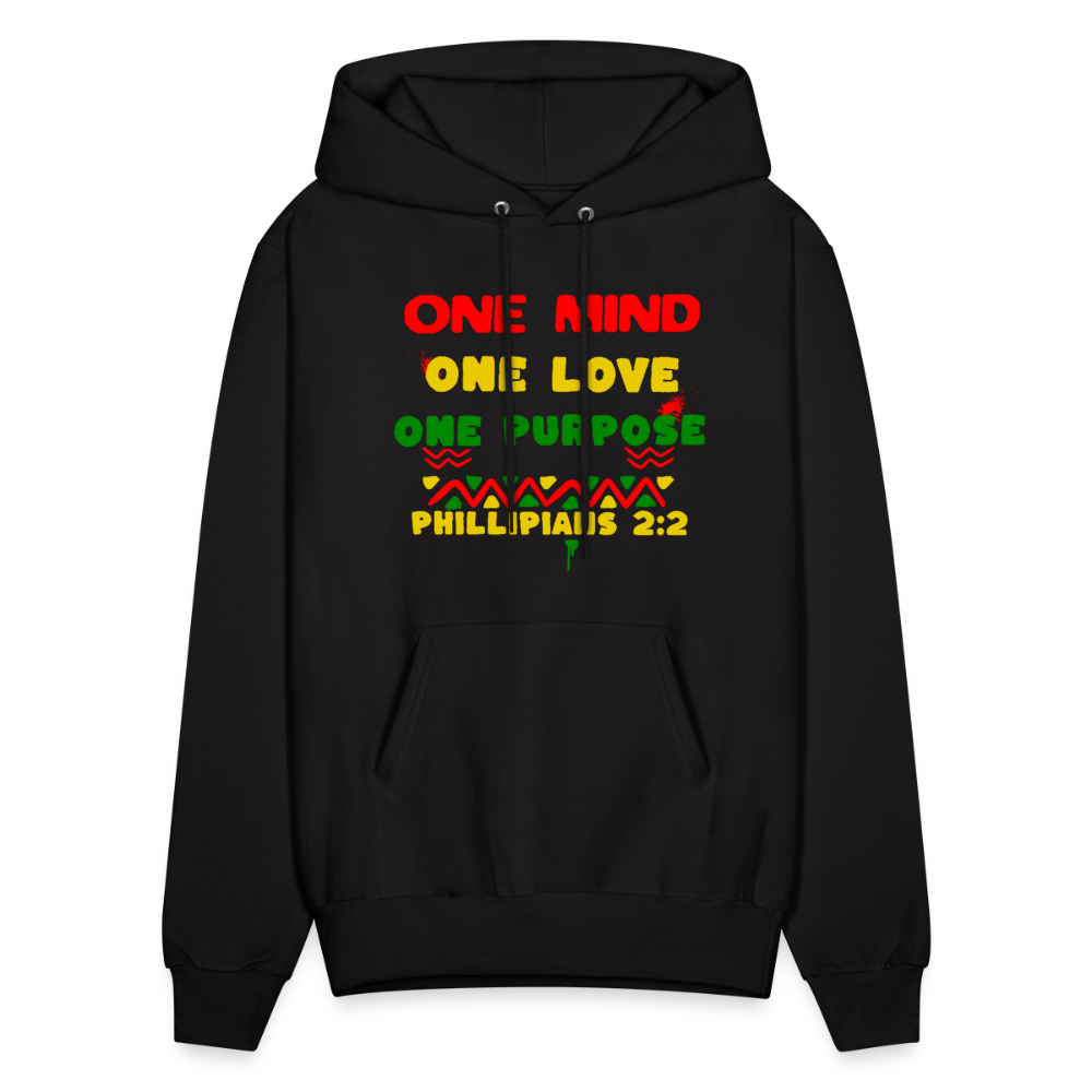 One Mind One Love One Purpose Hoodie - black