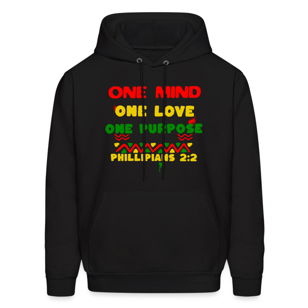 One Mind One Love One Purpose Hoodie - black