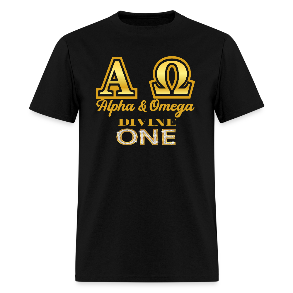 Alpha & Omega Unisex  T-Shirt - black