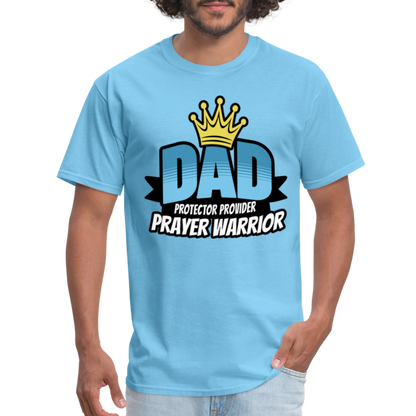 Protector Provider Prayer Warrior T-Shirt - aquatic blue