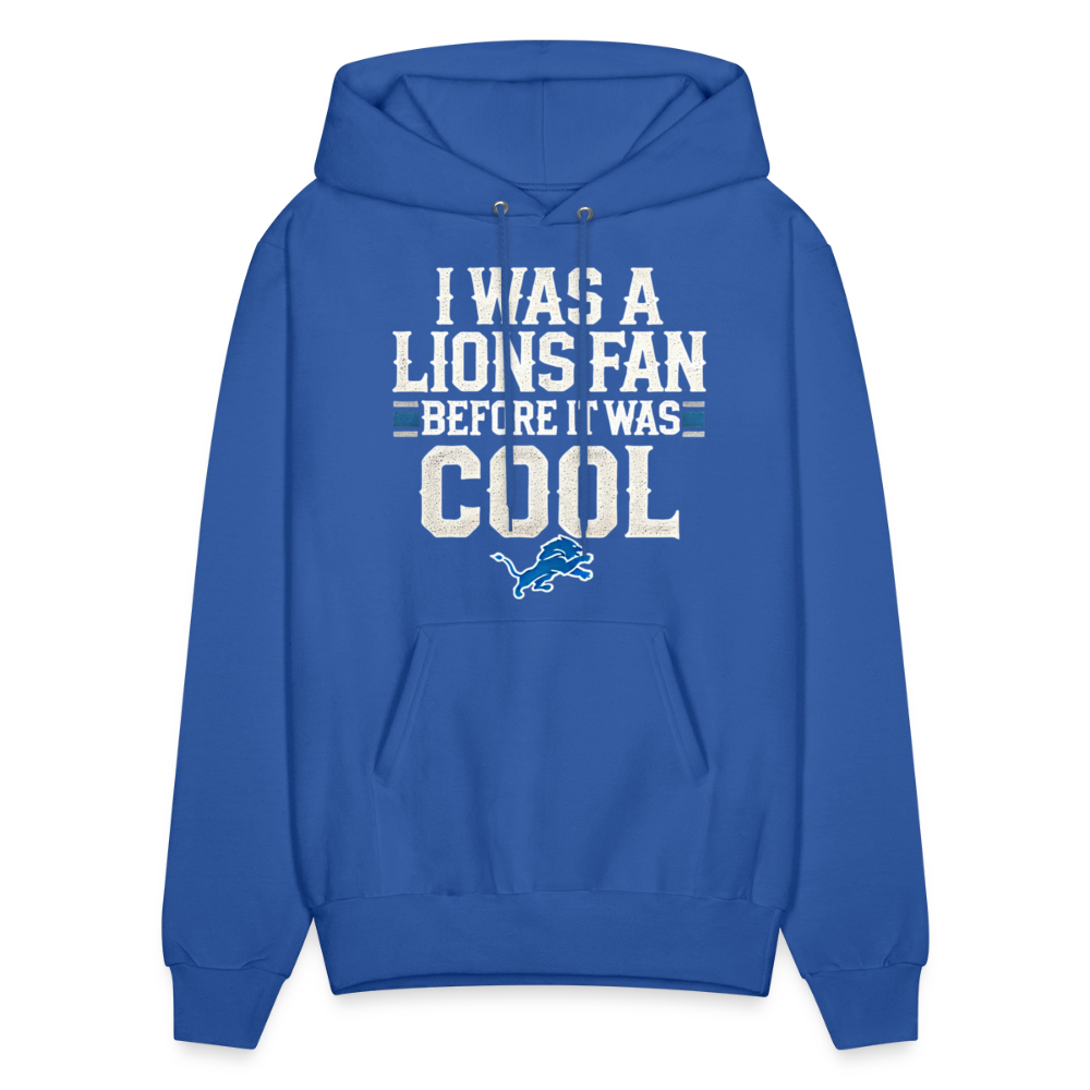 Cool Lions Fan Hoodie - royal blue