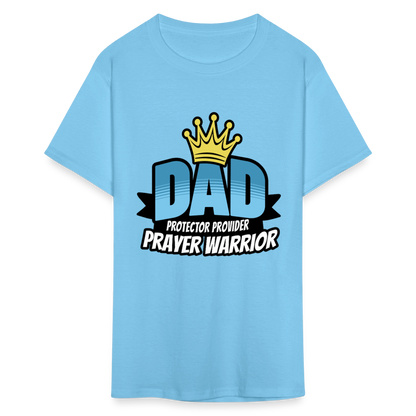 Protector Provider Prayer Warrior T-Shirt - aquatic blue
