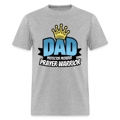 Protector Provider Prayer Warrior T-Shirt - heather gray