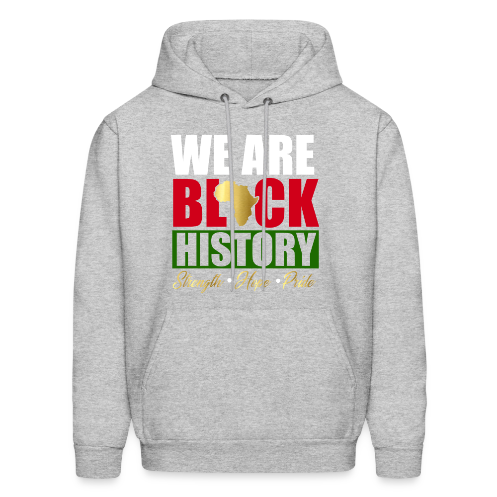 We Are Black History Hoodie - heather gray