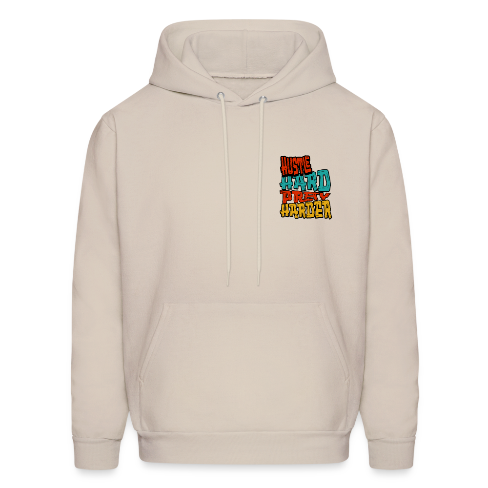 Hustle Hard Pray Harder Hoodie Cream - Sand