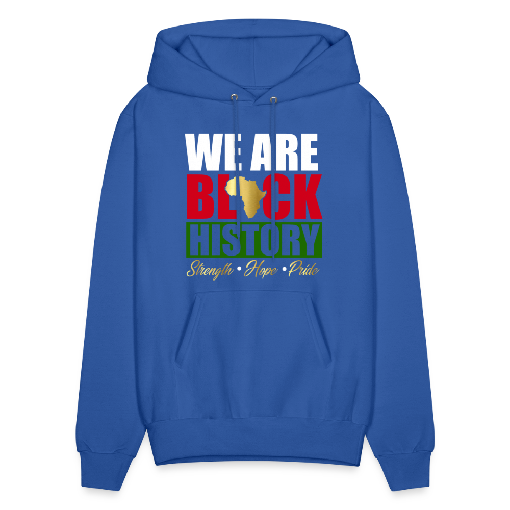 We Are Black History Hoodie - royal blue