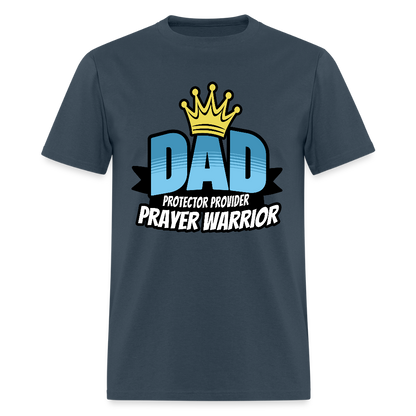 Protector Provider Prayer Warrior T-Shirt -  blue dusk