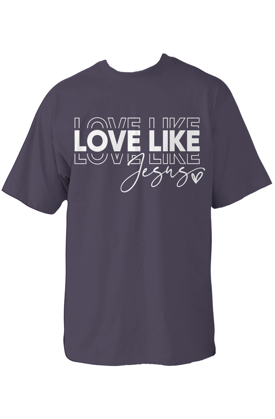 Love Like Jesus Oversized Heavyweight T Shirt