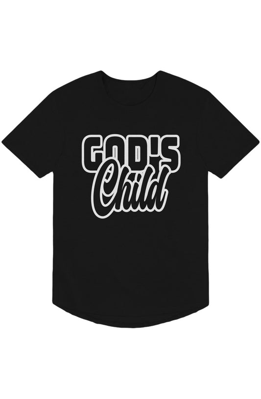 God's Child Drop Tail Tee