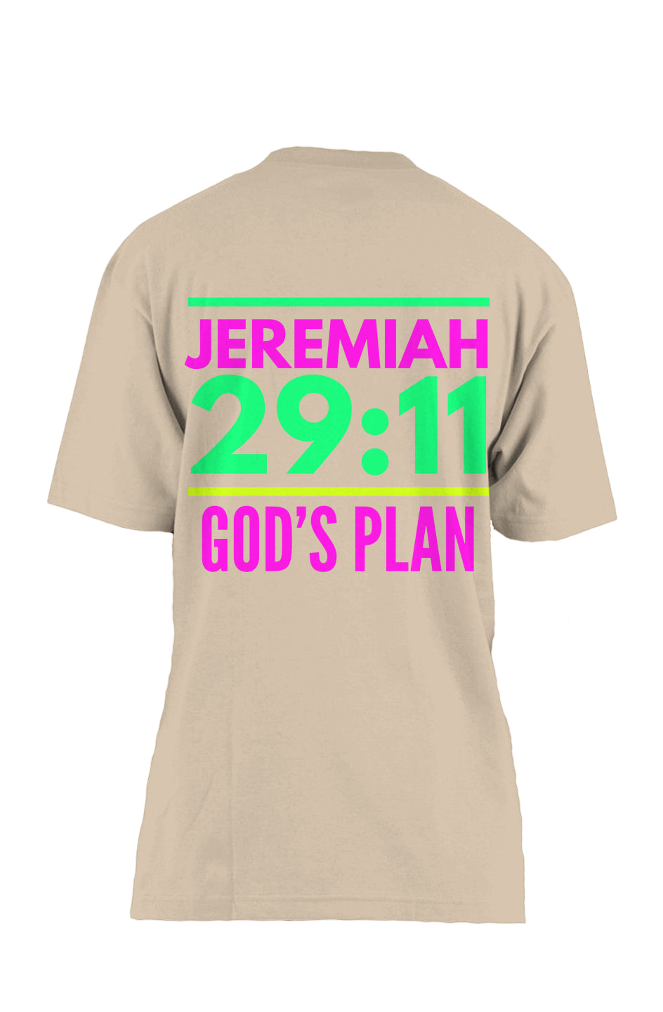 God's Plan (Jeremiah 29:11) Oversized T Shirt