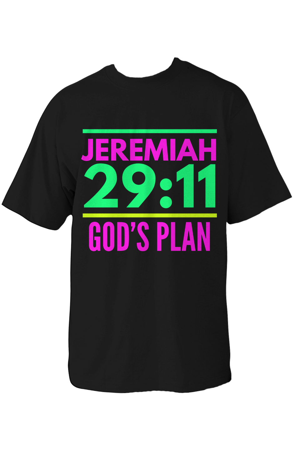 God's Plan (Jeremiah 29:11) Oversized T Shirt