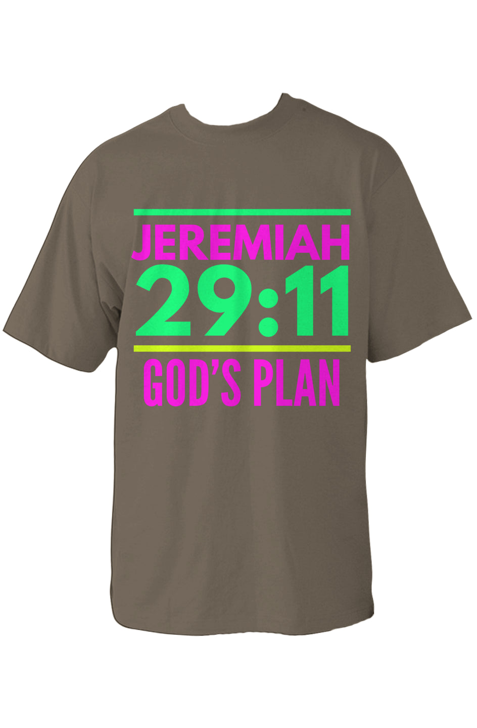 God's Plan (Jeremiah 29:11) Oversized T Shirt