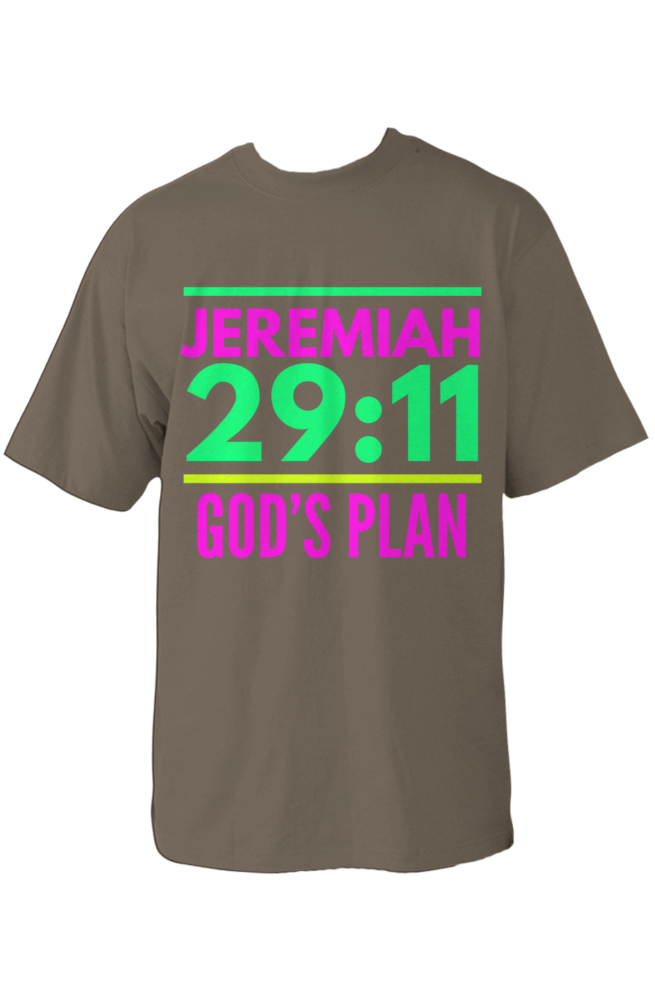 God's Plan (Jeremiah 29:11) Oversized T Shirt