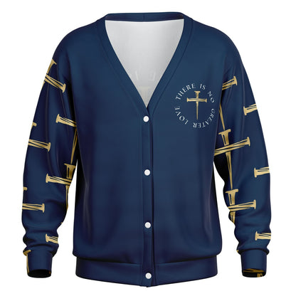 No Greater Love Cardigan - Navy Blue