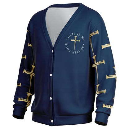 No Greater Love Cardigan - Navy Blue