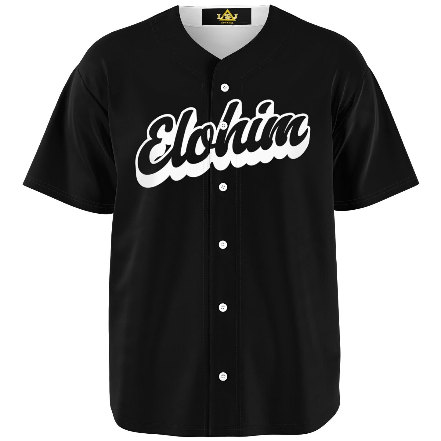 Elohim Baseball Jersey - Black