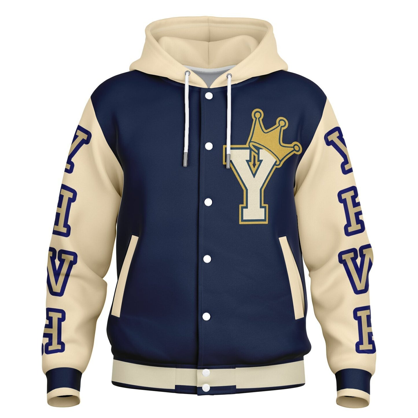 YHWH Hooded Baseball Jacket