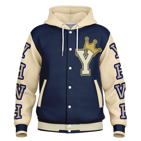 YHWH Hooded Baseball Jacket