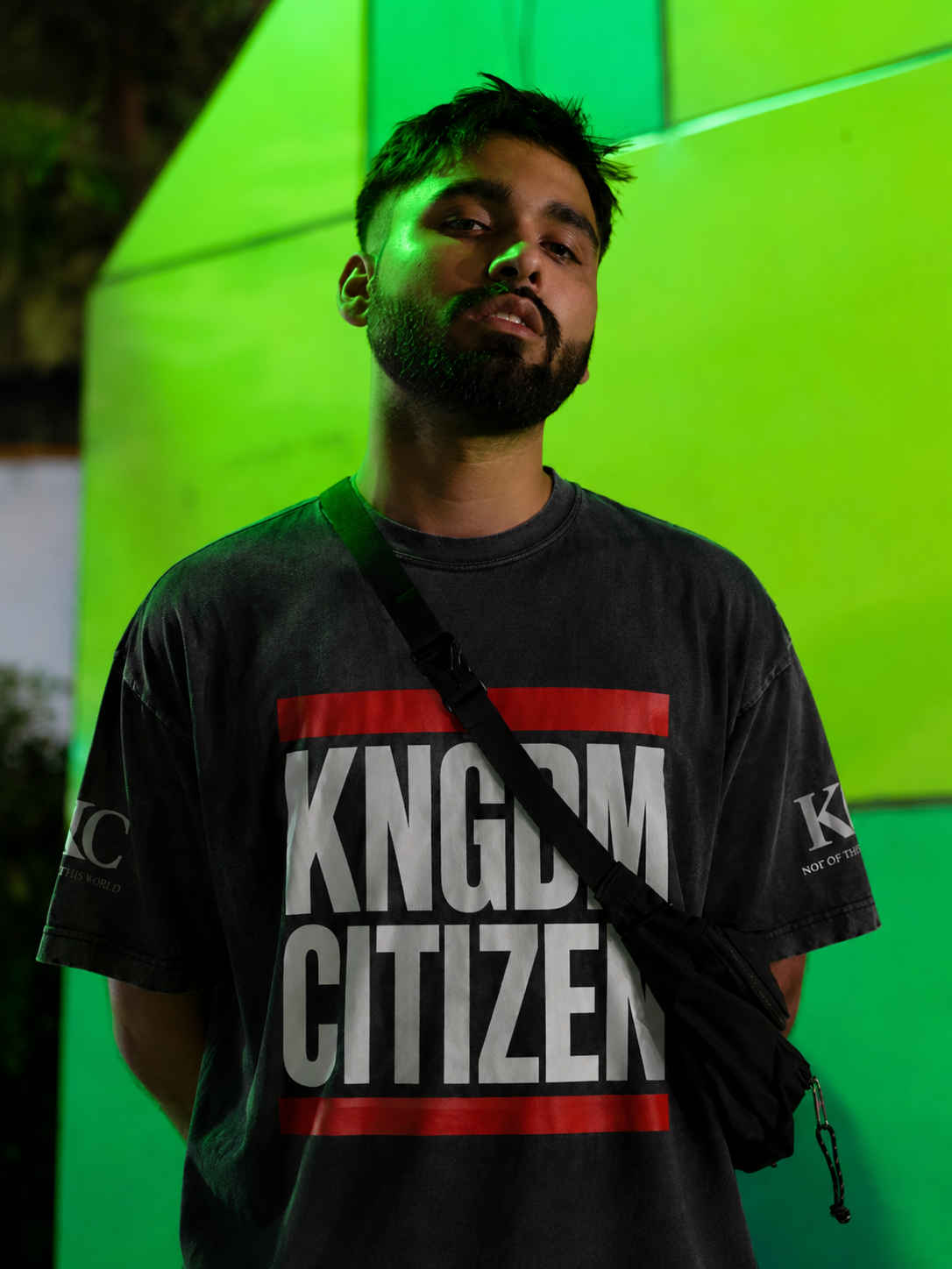 KNGDM Citizen Vintage Washed Frayed T-Shirt