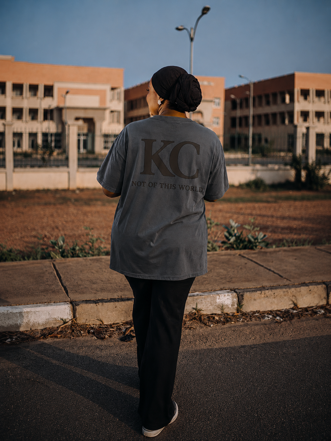 Kingdom Culture Black on Black Box Tee