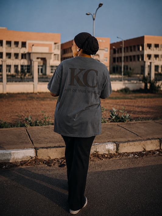 Kingdom Culture Black on Black Box Tee