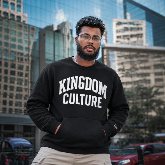 Kingdom Culture Pocketed Crew + FREE TEE - Black