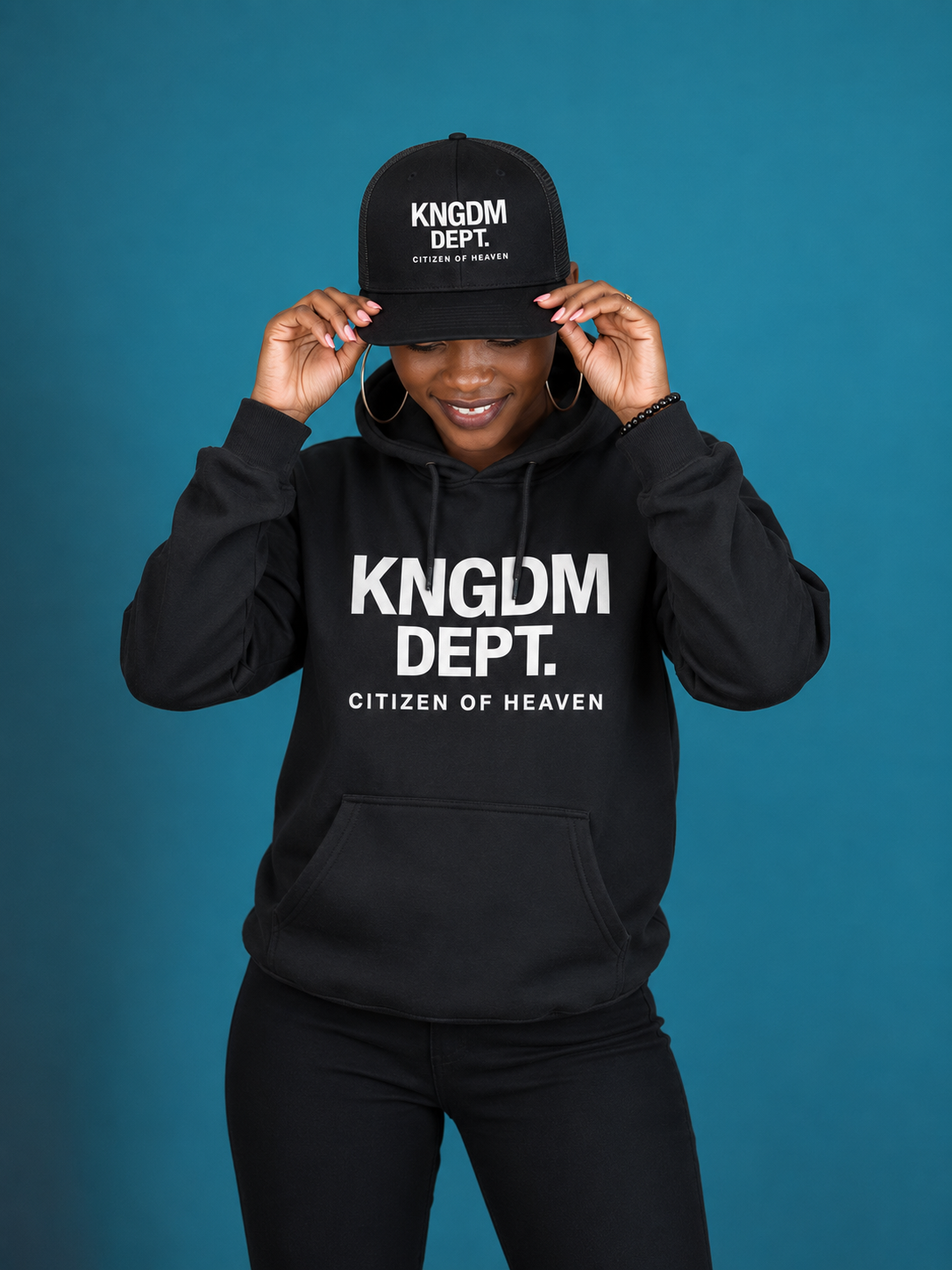 KNGDM Dept Hoodie + Hat Combo