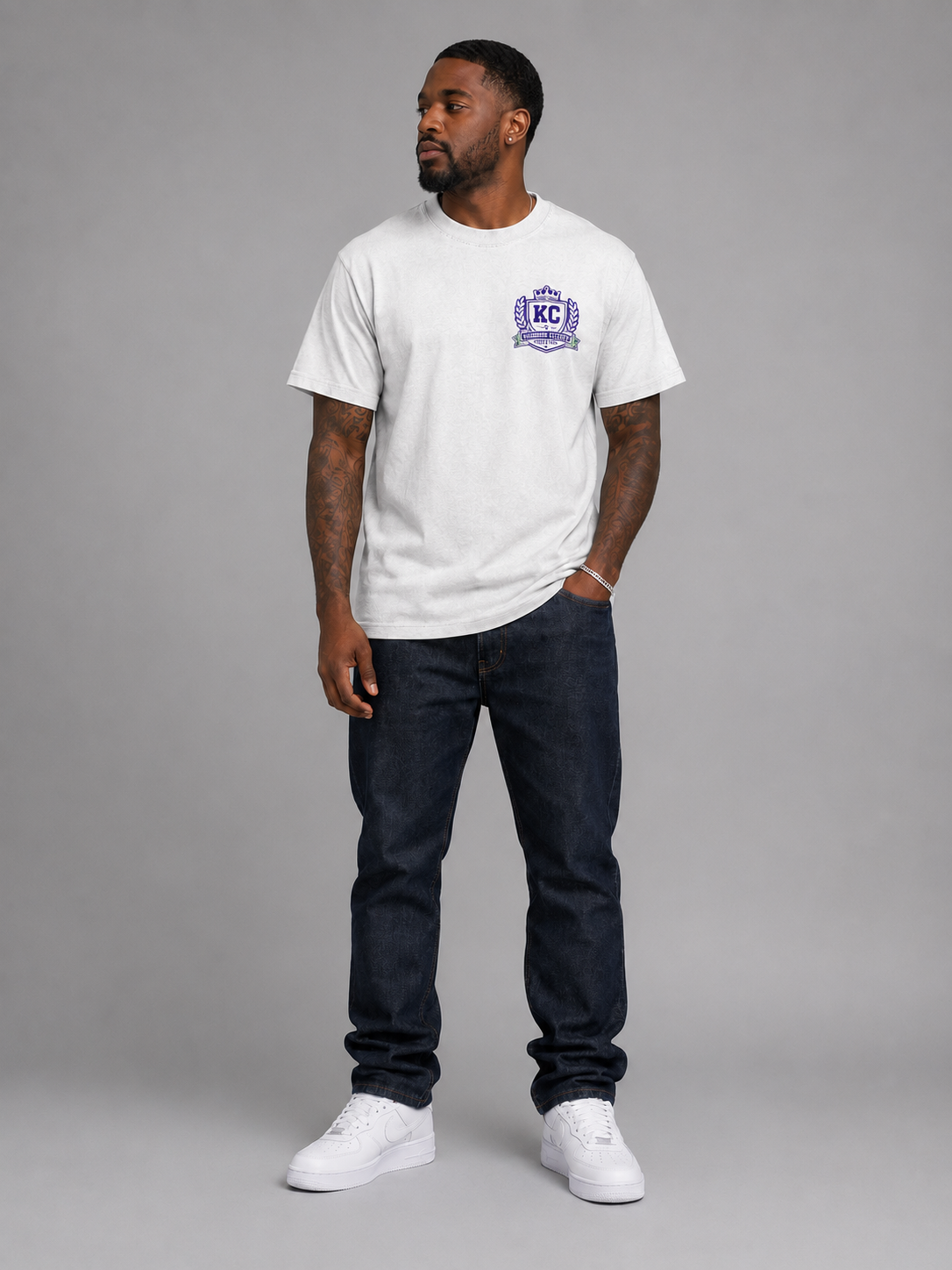 Kingdom Citizen Badge White Tee