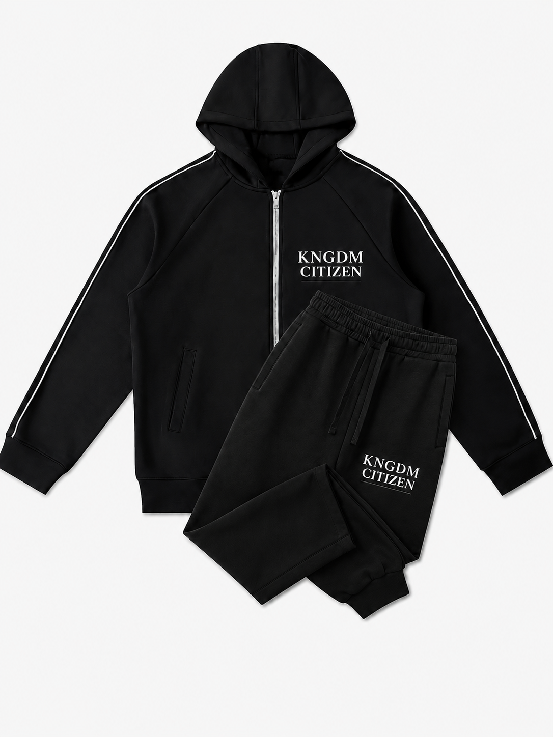 KNGDM Citizen Raglan Zipped Hoodie & Jogger Set