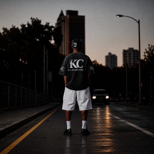 KNGDM Citizen Snow Washed Oversized Cotton T-Shirt
