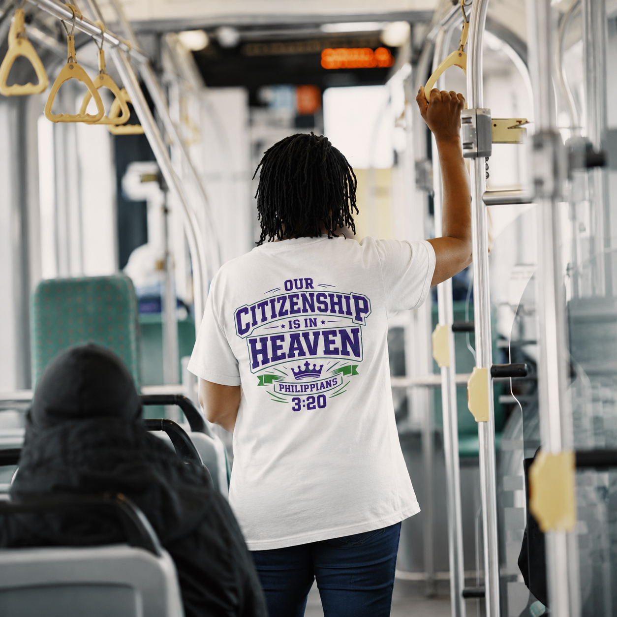 Kingdom Citizen Badge White Tee