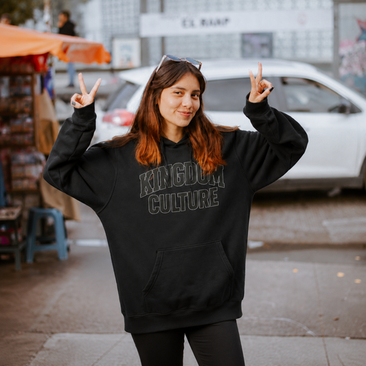 Kingdom Culture Black On Black Hoodie