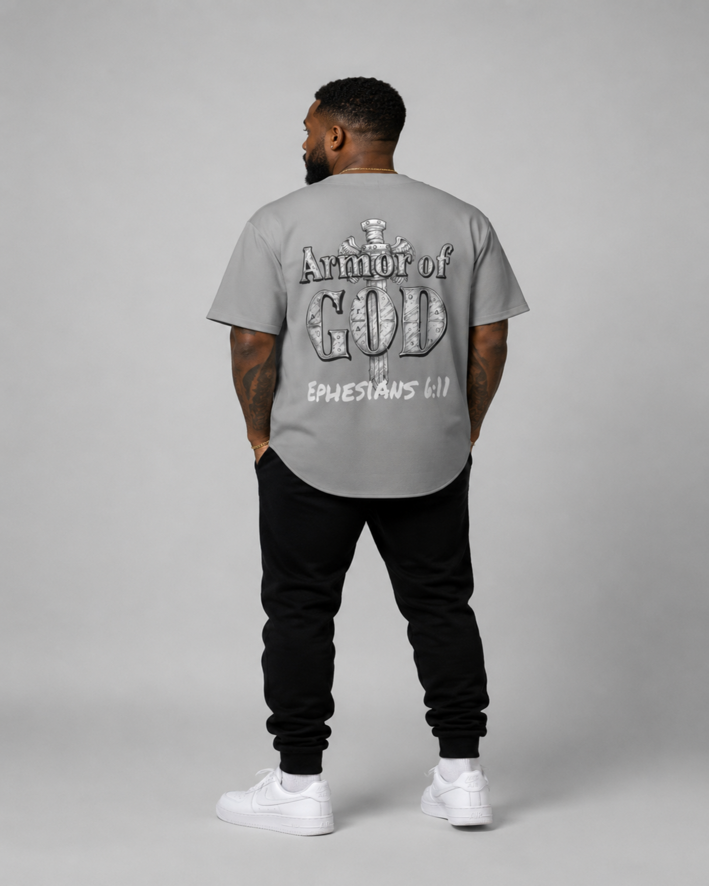Armor Of God  Men's Baseball Jersey