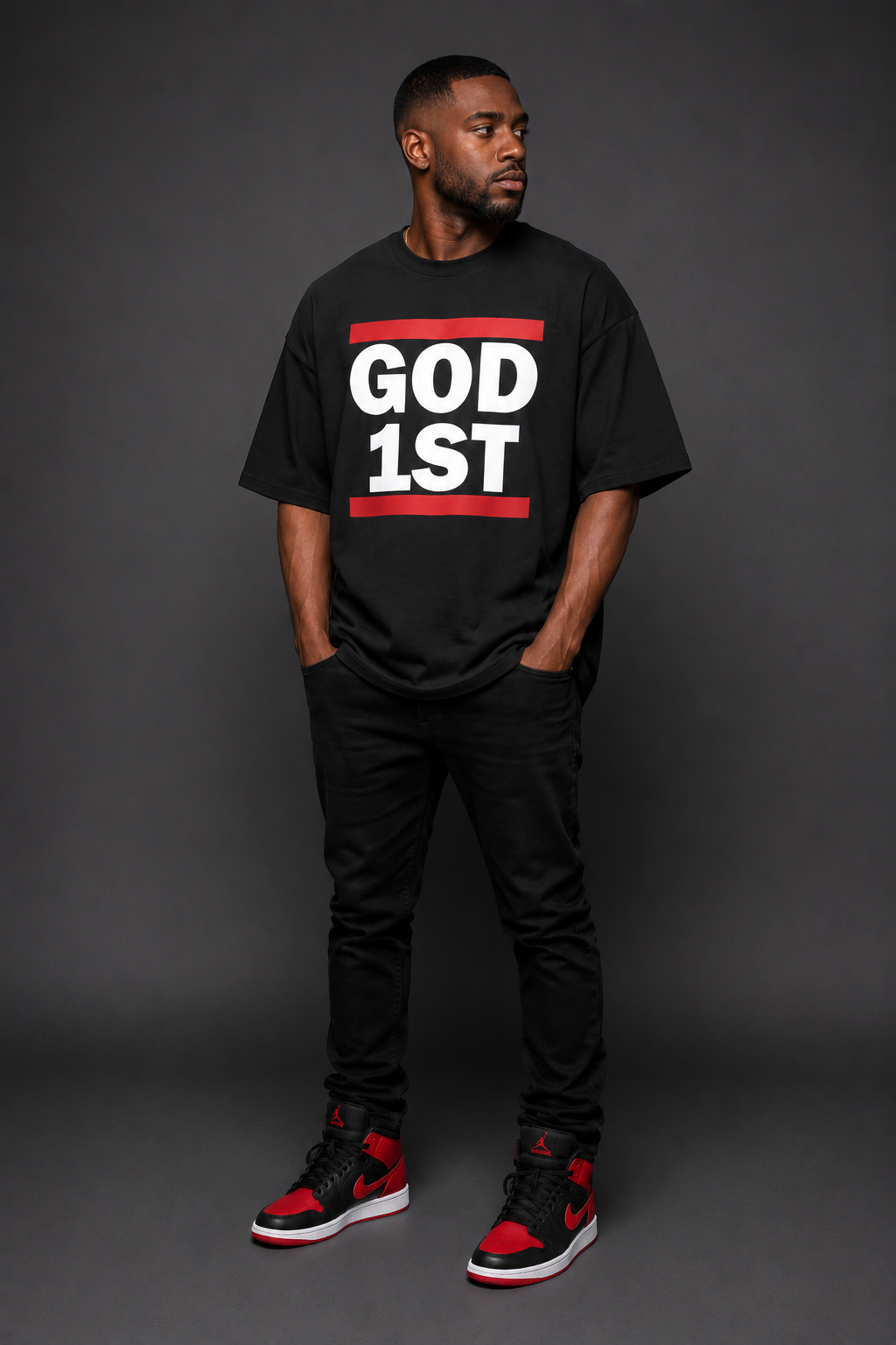 God 1st Oversized Tee